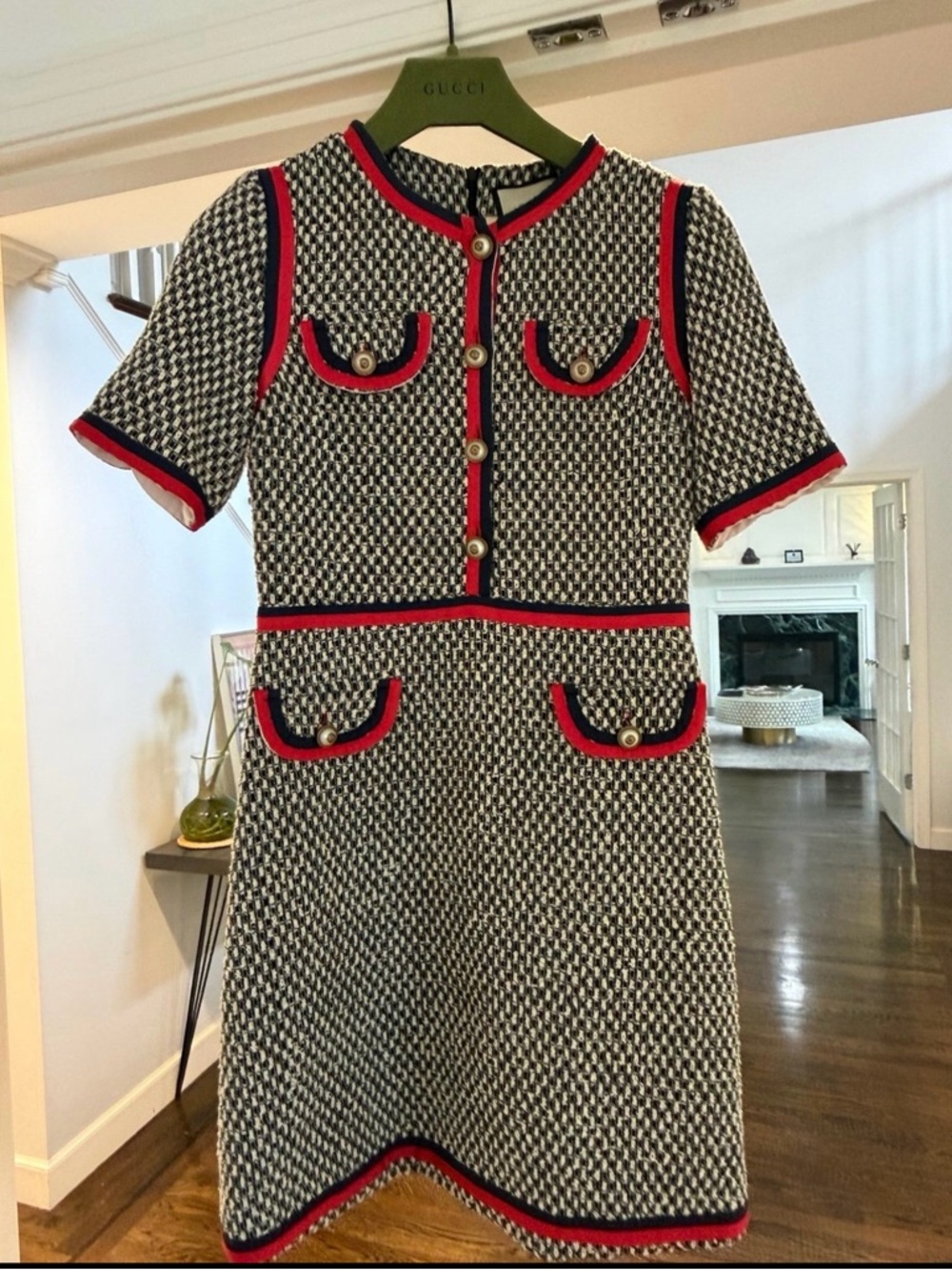 Gucci Tweed Dress (Size 36/38 Equivalent / No size Tag)
